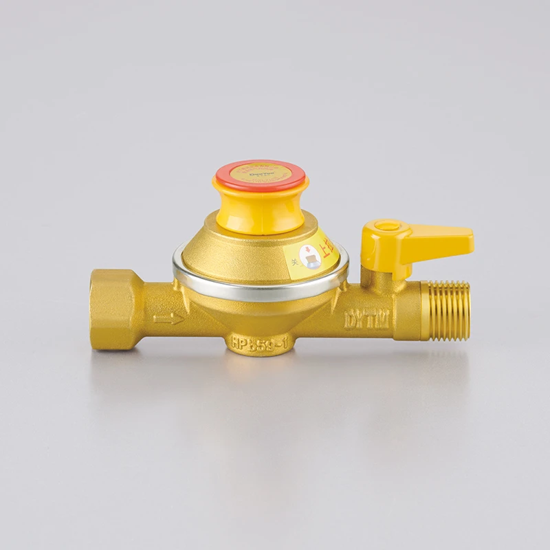 Brass Gas Valve With Control Valve